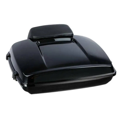Motorcycle Razor Trunk Backrest For Harley Touring Road Glide 2014-2025 Gunship Gray Rear Bag