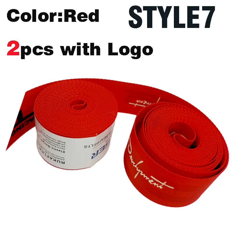 Car Seat Belt Seatbelt Webbing Lap Retractable Safety Strap Car Modification Color Modification High-Strength Polyester Webbing