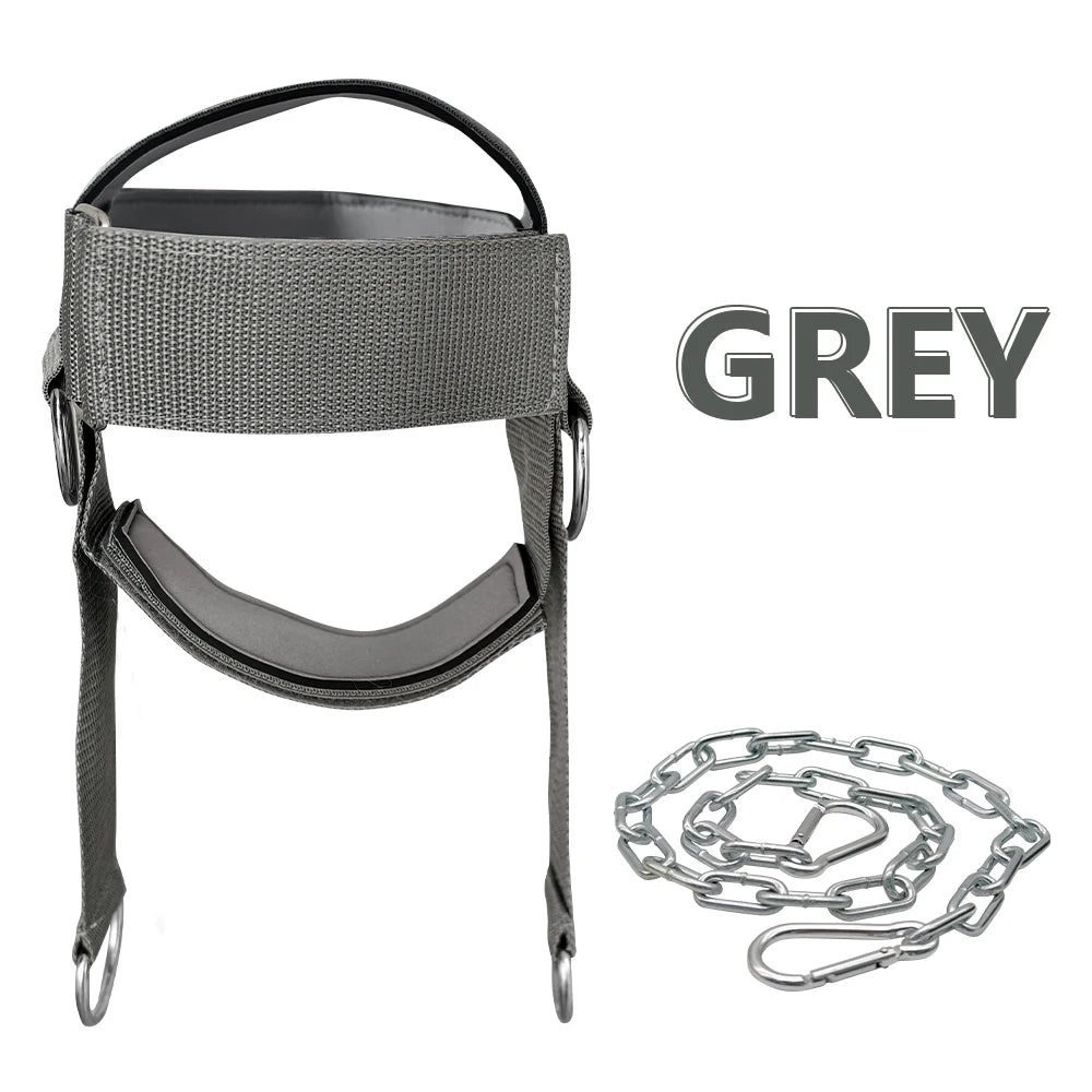 Head Harness Sports Neck Training Exerciser Strap Muscle Builder Home Gym for Strength Fitness Weight Lifting Workout Boxing MMA