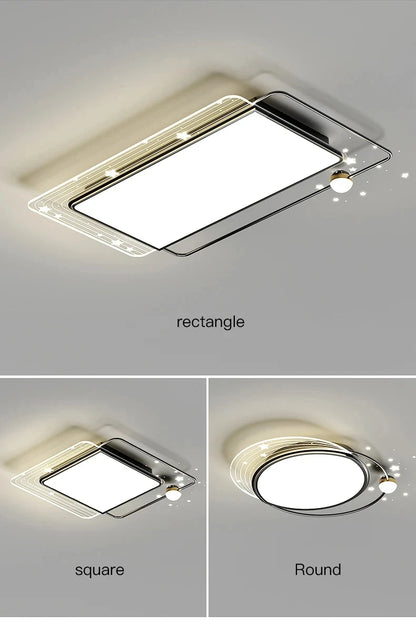 Modern Simple LED Ceiling Lamp Home Decor Bedroom Study Fixture Creative Dining Living Room Lights Children's Room Chandelier