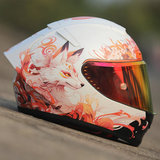 MKAN Full Face Motorcycle helmet Gumiho  helmet Riding Motocross Racing Motobike Helmet