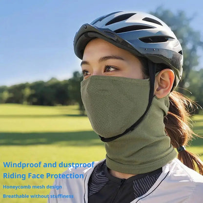 Cycling Face Mask Absorb Sweat Breathable Fishing Training Sport UV Face Scarf Neck Gaiter Summer Face Bandana Safety protection
