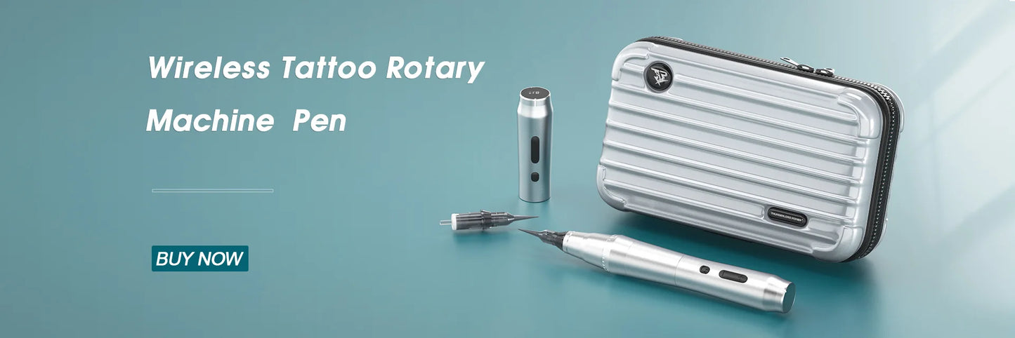 Biomaser P90 Permanent Makeup Tattoo Machine Pen Set Universal Cartridge Needle Dermografo Rotary Pen For Training Eyebrow