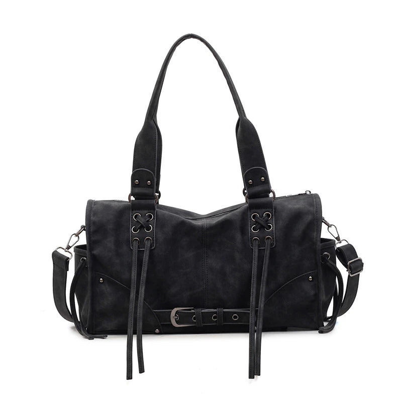 Nylon Women's Commuter Tote Bag Minimalist Large-capacity Tote Bag Ladies Multi-layer Waterproof Computer Shoulder Nylon Handbag