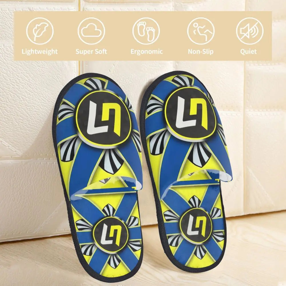 Custom British Lando Norris Racing Driver Guest Slippers for Spa Women House Slipper