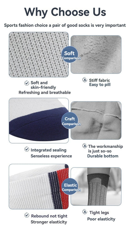 Football Socks For Football Stars Men's Special Anti Slip Thick Towel Bottom Midsole Practical Sweat Absorbing Sports