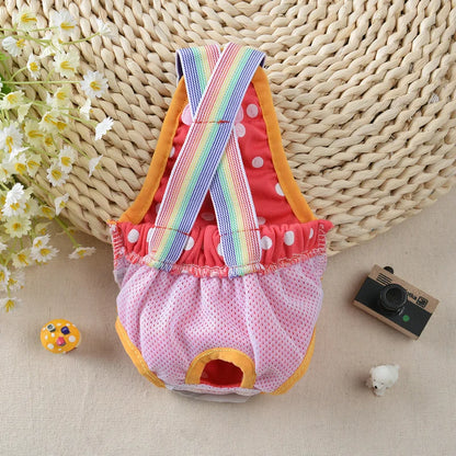 Washable Puppy Dog Diapers Female Pet Physiological Pants for Small Medium Dogs Chihuahua Pinscher Shorts Panties Cat Underpants