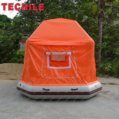 Inflatable Water Leisure Tent Inflatable Floating Camping Raft Tent