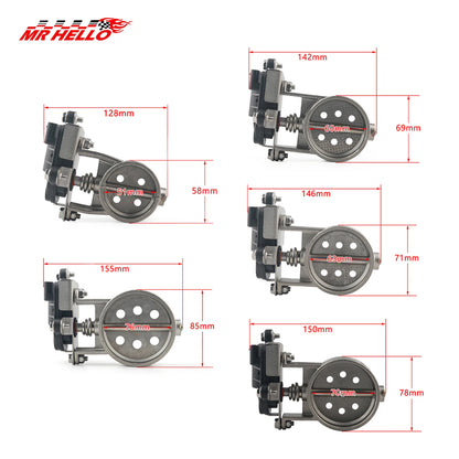 Stainless Steel Electric Exhaust Control Valve Electric Valve Unit button Control 51/60/63/70/76MM Control Valv