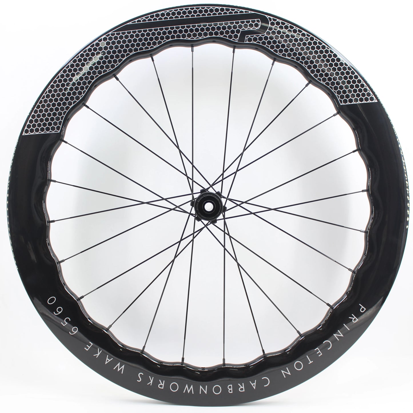 New 700C 65mm wave Road Bike UD Full Carbon Fibre Bicycle Thru Axle Center lock Disc brake Wheelset clincher tubeless rims 25mm