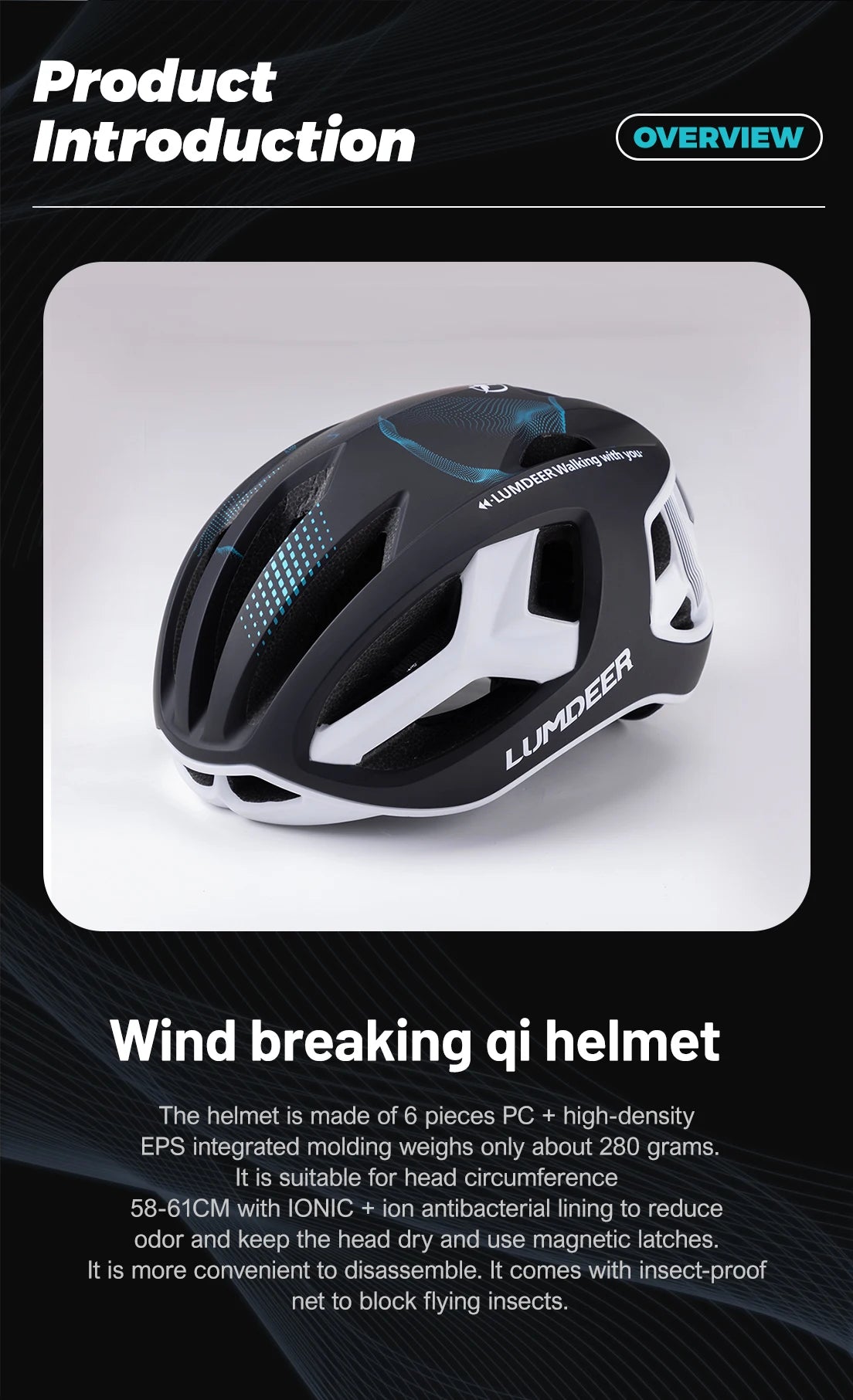 Eastinear new bicycle helmet ultra light breathable men and women outdoor sports cycling safety helmet with magnetic tail light
