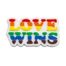 1-10PCS Love Pride Balloon Ice Cream Flag Rainbow PVC Shoe Charms Buckle Clog Fit Wristbands Sandals Shoes Decoration Party Gift