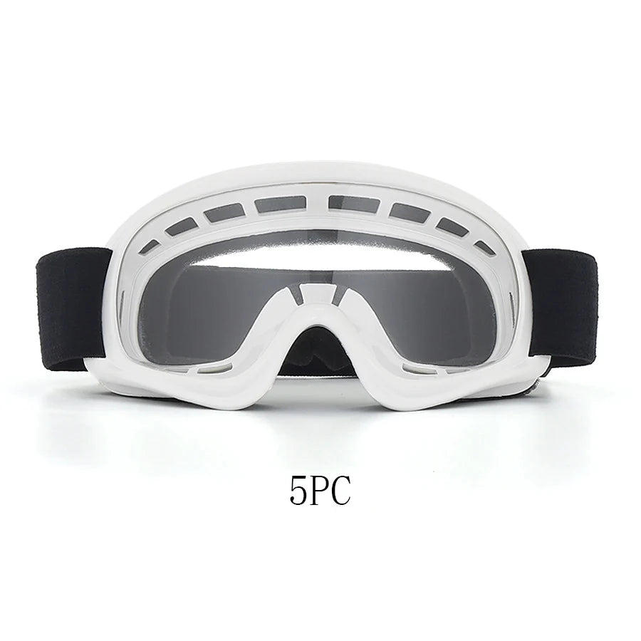 Kids Motorcycle Goggles - UV Protection Riding Glasses for Boys & Girls, Dirt Bike & ATV Windproof Eyewear