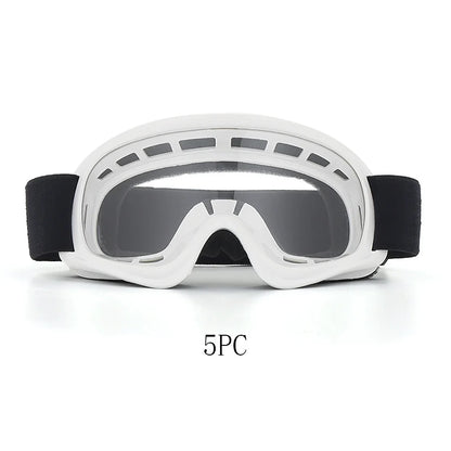 Kids Motorcycle Goggles - UV Protection Riding Glasses for Boys & Girls, Dirt Bike & ATV Windproof Eyewear