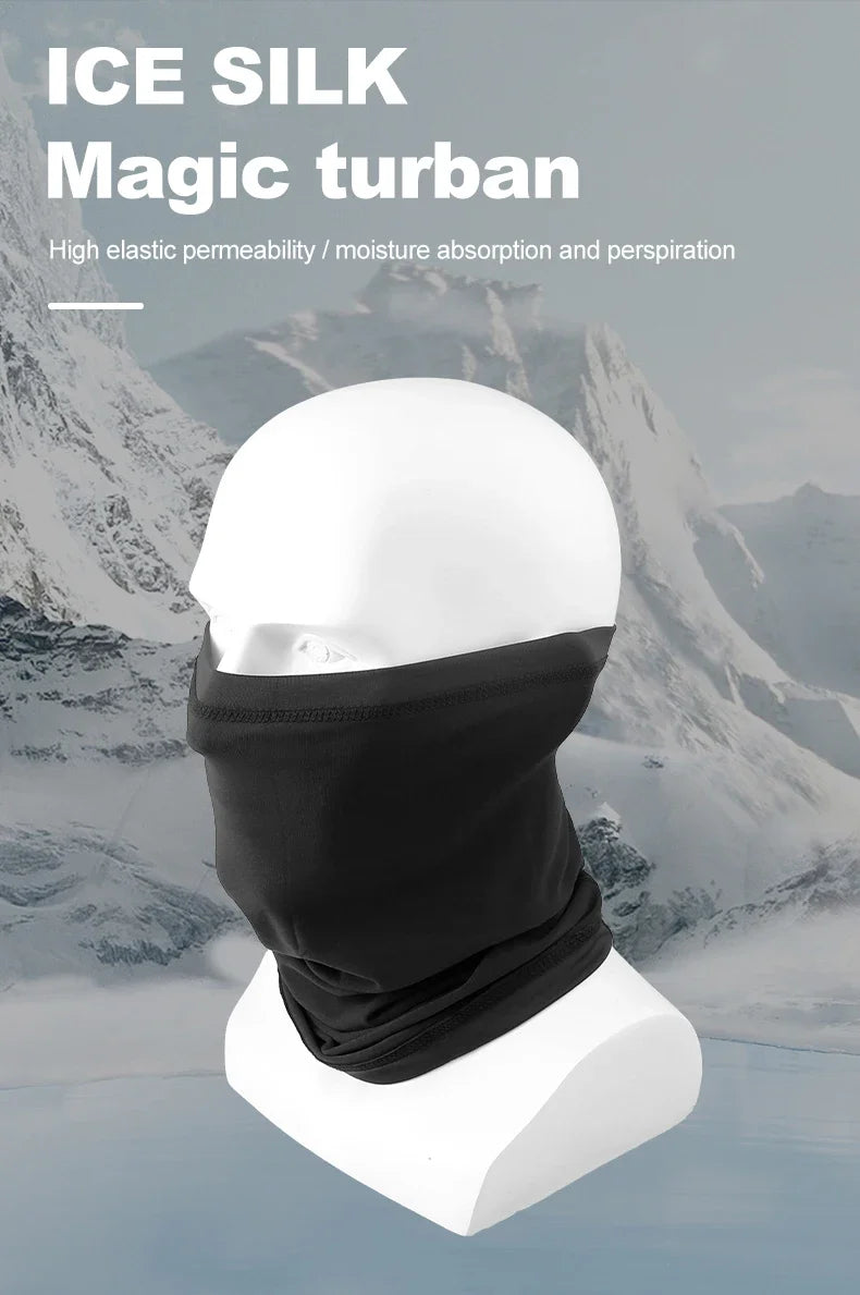 Cycling Face Mask Absorb Sweat Breathable Fishing Training Sport UV Face Scarf Neck Gaiter Summer Face Bandana Safety protection