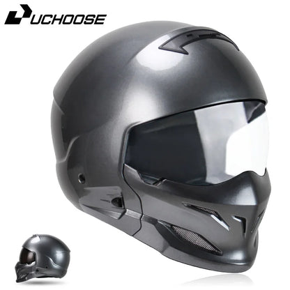 New Scorpion Retro Motorcycle Cascos Moto Locomotive Personality Multi-purpose Combination Helmet  Detachable Multi-purpose