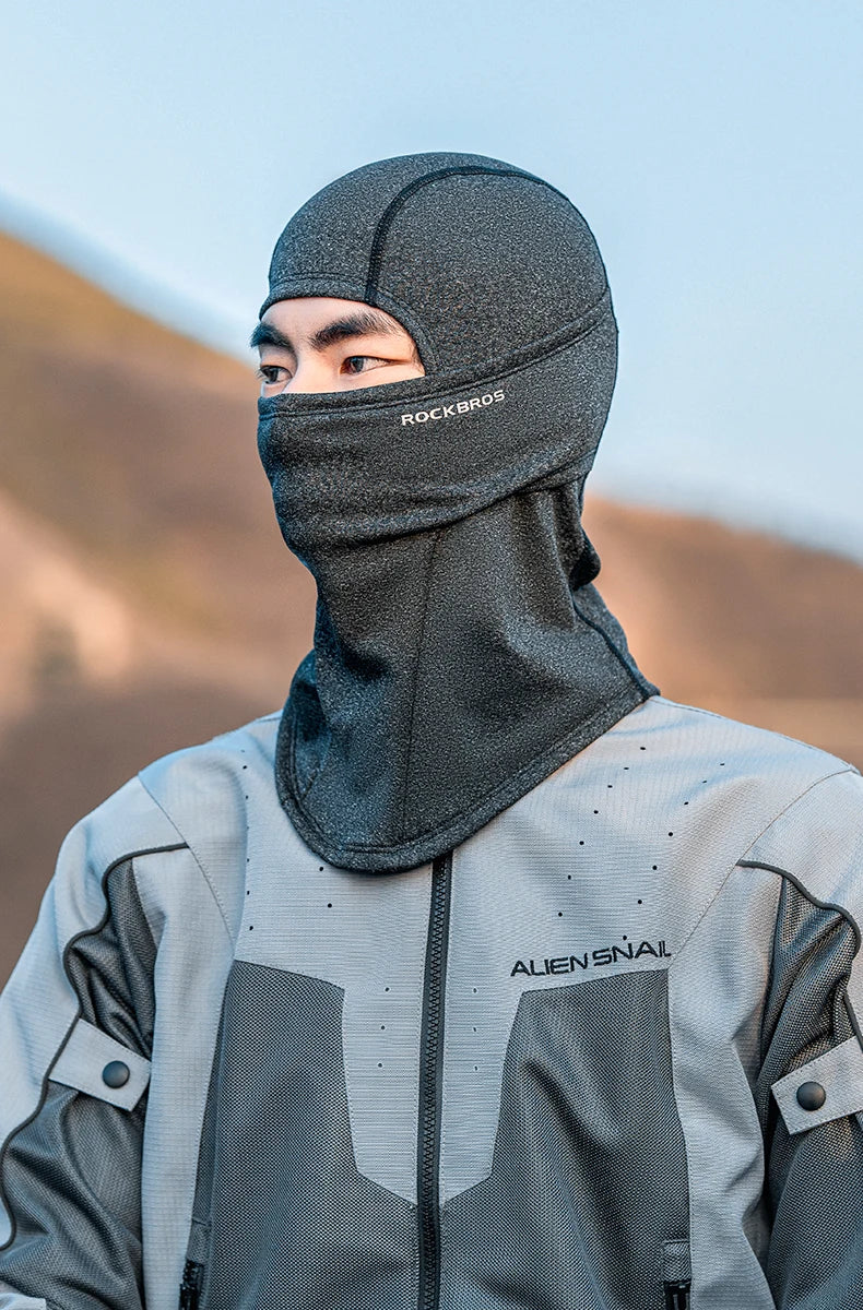 ROCKBROS Summer Ice Silk Cycling Mask Caps Outdoor Sun Protection Sports Motorcycle Cool Full Face Bicycle Mask Bike Scarf Mask