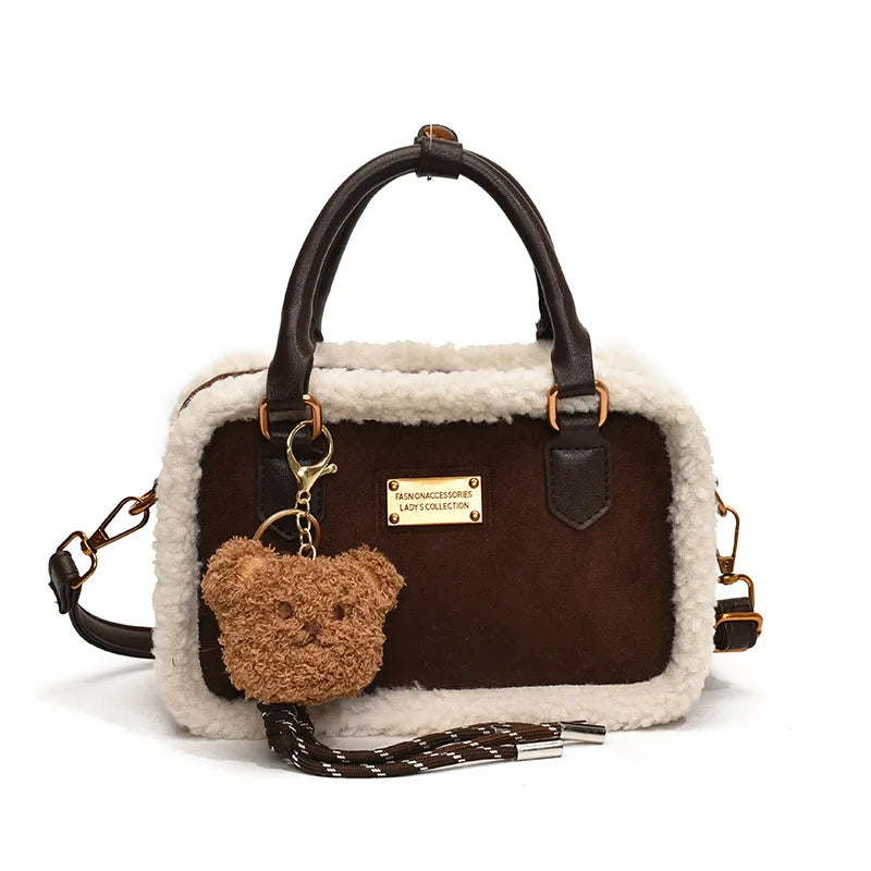 Plush Crossbody Bags for Women Shoulder Bags Versatile Purse and Handbags Designer Bag Female Bags Сумка Женская Bolsos Mujer