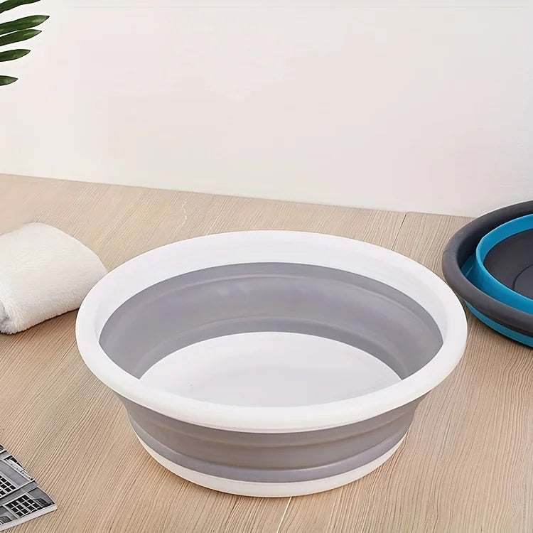 Folding Bowl Foot Bath Portable Wash Basin for Travel Silicone Folding Bowl Pedicure Tubs Foldable Basin Portable Foot Bath