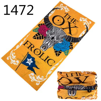 1401-1450 Magic Scarf Outdoor Sports Bicycle Headband Bike Cycling Bandana Neck Tube Warmer Bandanas Scraf Men Hiking Headband