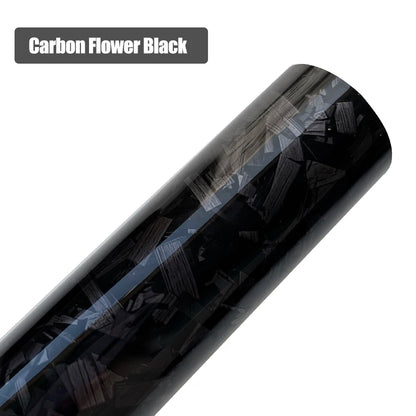 High Glossy Black Silver Red Forged Carbon Fiber Car Sticker on the Hood Adhesive Vinyl for Car Stickers Motorcycle Decal