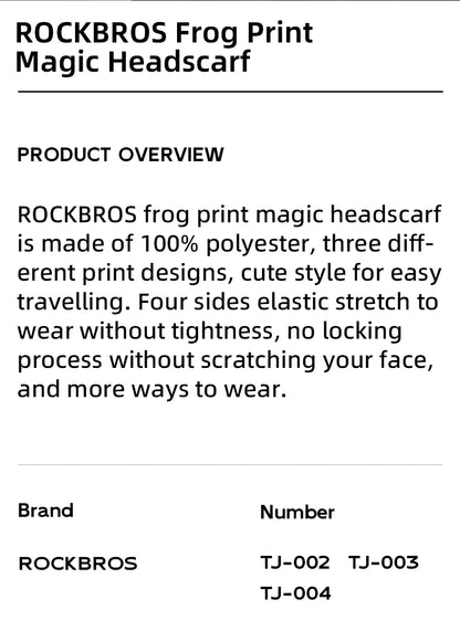 ROCKBROS Cycling Face Mask Sun Protection Hooded Scarfs Summter Breathable Bike Headband Motorcycle MTB Road Bicycle Headscarf