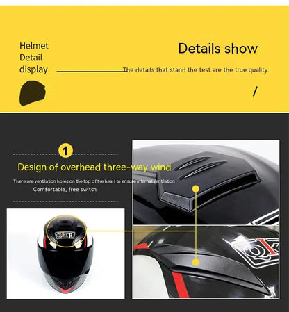 DOT Motorcycle Helmet Full Face Safety Motobike Scooter Casco Moto Modular Capacetes Helmets  Full Face Casco Unisex
