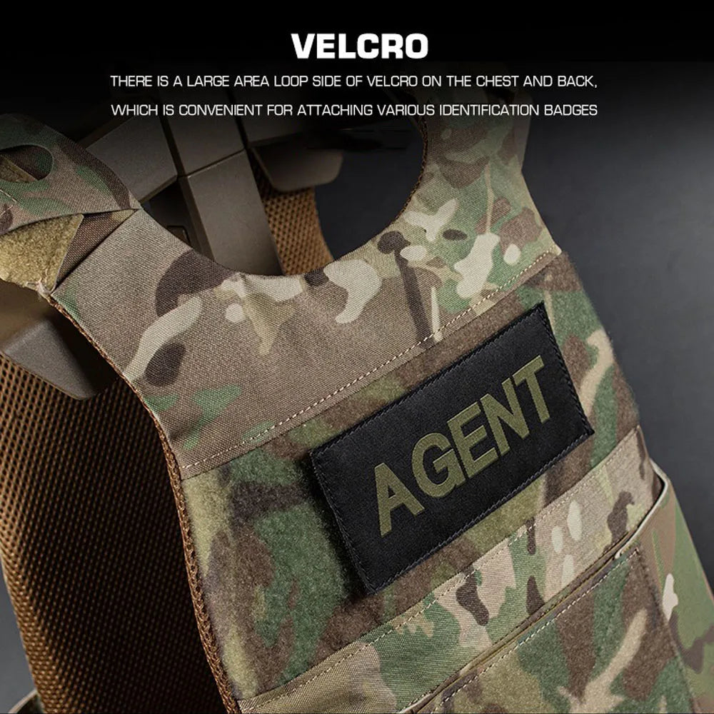 Tactical Vest Ferro FCPC Low Visibility Hunting Combat Plate Carrier 25MM Buckle Expansion CS Airsoft Games Multi-Mission Gear