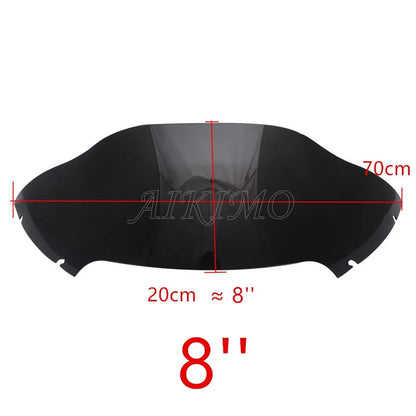 8" Wind Splitter Windshield Windscreen Front Glass for Harley Touring Road Glide Ultra FLTRU FLTRX 2015- 2020 2019 2018 2017