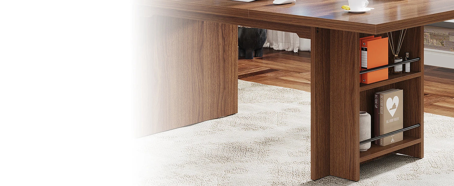 Computer Desk,Modern PC Table, Office Table, Work Table, Dining Table with Storage for Home Office, Desks, Conference Table
