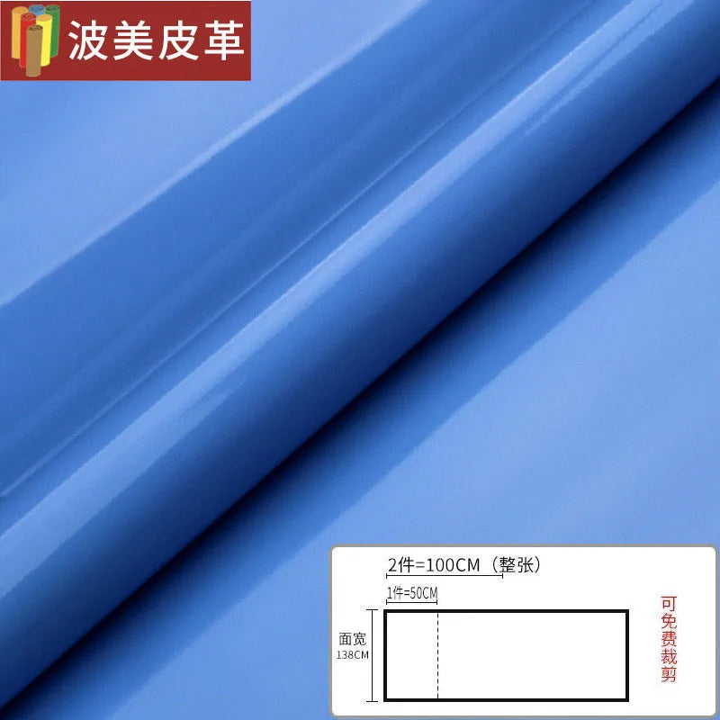 Pvc Patent Leather Fabric By The Meter for Jacket Skirt Bag Clothes Diy Sewing Cloth Waterproof Slightly Hard Wearable Glossy