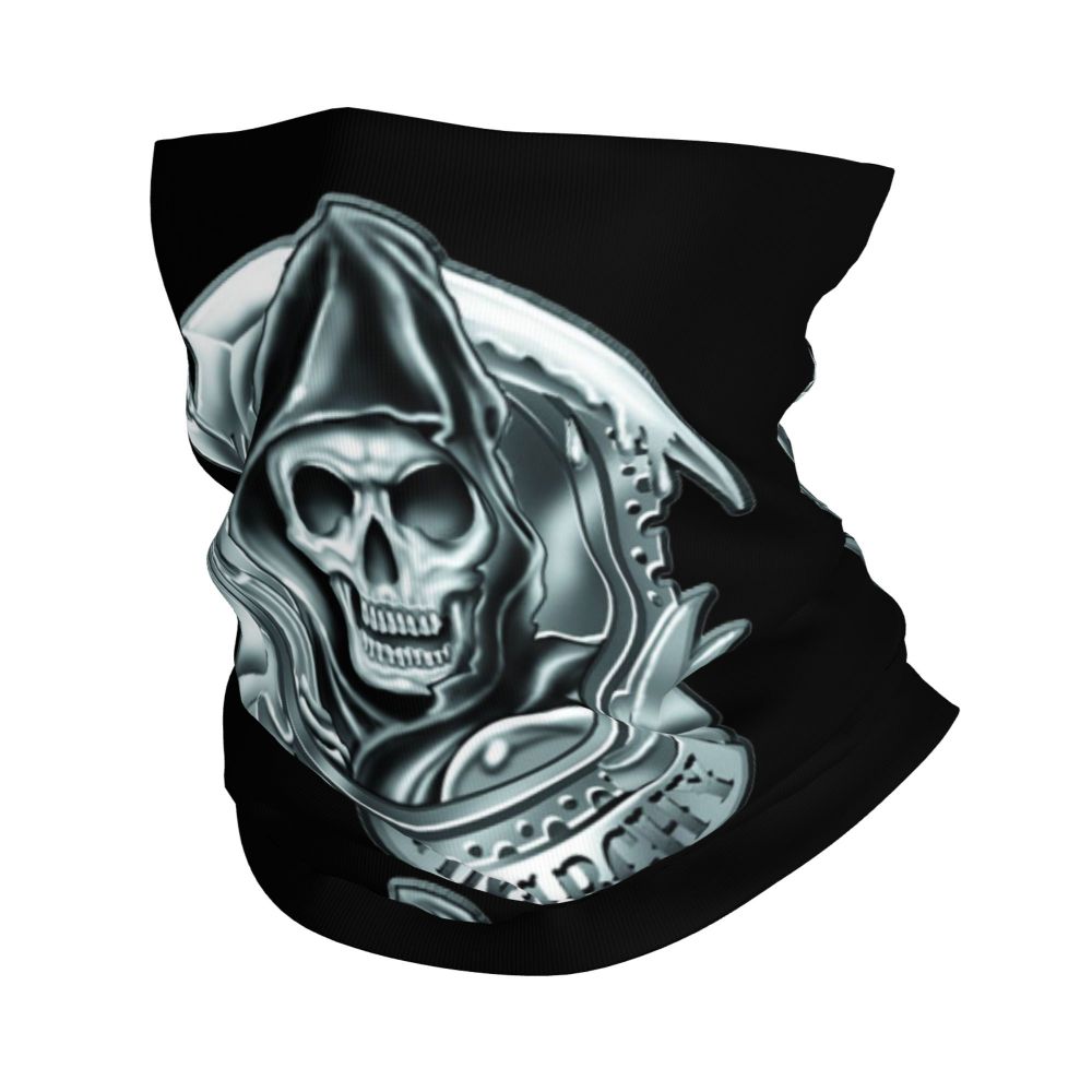 Custom 1 Percenter Essential Sons Bandana Neck Gaiter for Ski Camping Men Women Wrap Scarf TV Show Anarchy Headband Warmer