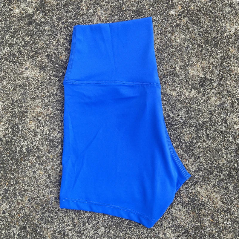 High Waist Yoga Shorts Gym Sports Shorts Women Plus Size Tight Short Leggings Stretchy Comfortable Running Cycling Sportswear