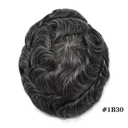 Front Swiss Lace Men's Capillary Prothesis Lace PU Man Toupee Human Hair Wigs Natural Hairline Indian Human Hair Wigs Natural