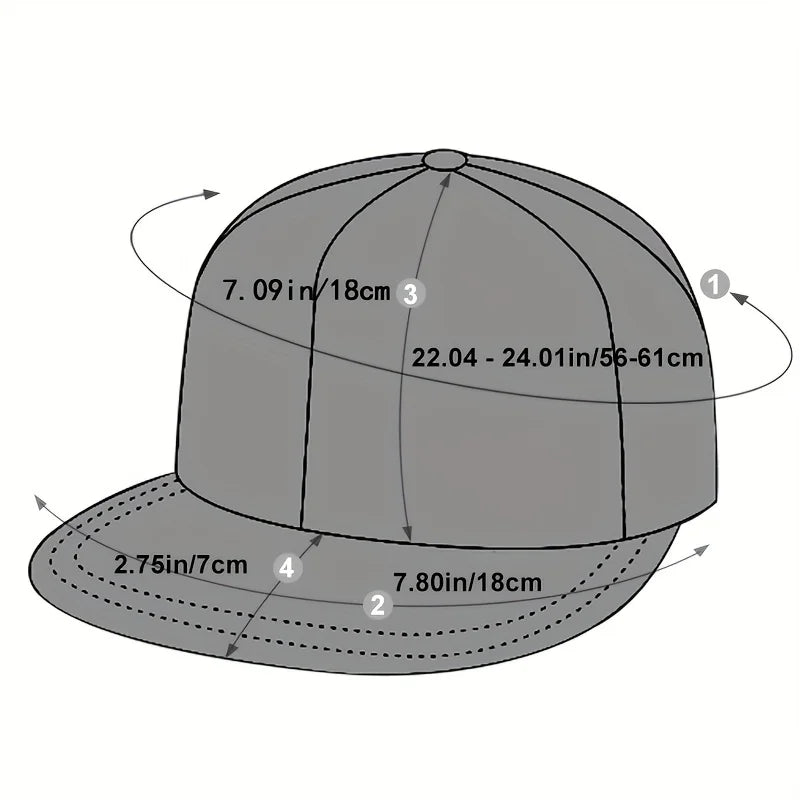 Letter Embroidery Baseball Cap Los Angeles Hip Hop Snapback Hat for Men Women Adult Sports Leisure Caps Outdoor Travel Sun Hats