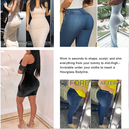 Tummy Control Thong Women High Waist Hip Shapewear Panties Sculpting Flat Seamless Sexy Butt Lifter Shapewear Lady Tummy Control