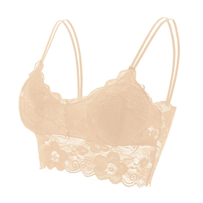 Fashion Women Bralette Bra Female Tops Hot Sale Female Lace Strap Wrapped Chest Shirt Top New Underwear Bras