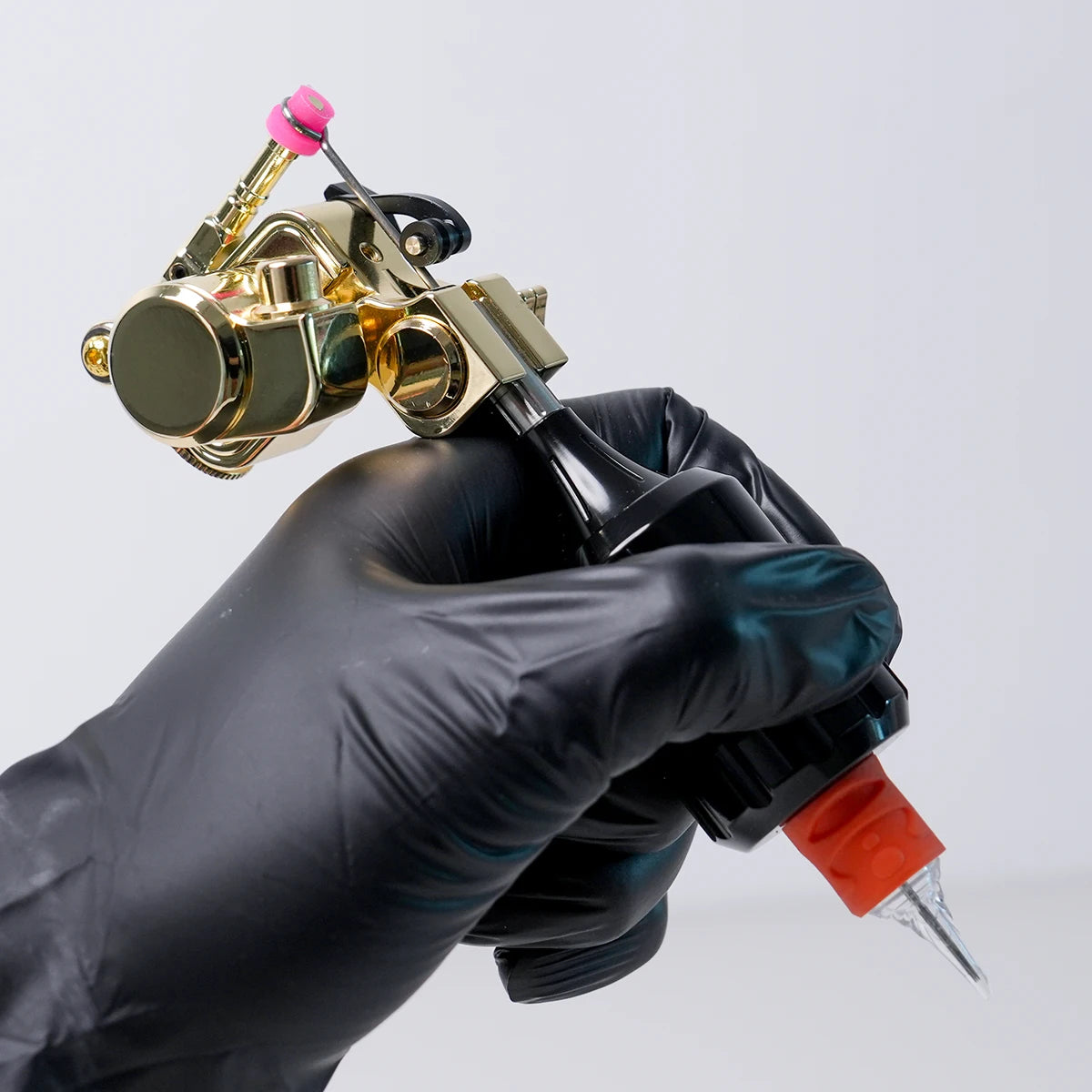 DM V6S Rotary Tattoo Machine Permanent Professional Makeup Body Art Tattoo Gun Speed 12V/12000Rpm RCA Interface Supplies