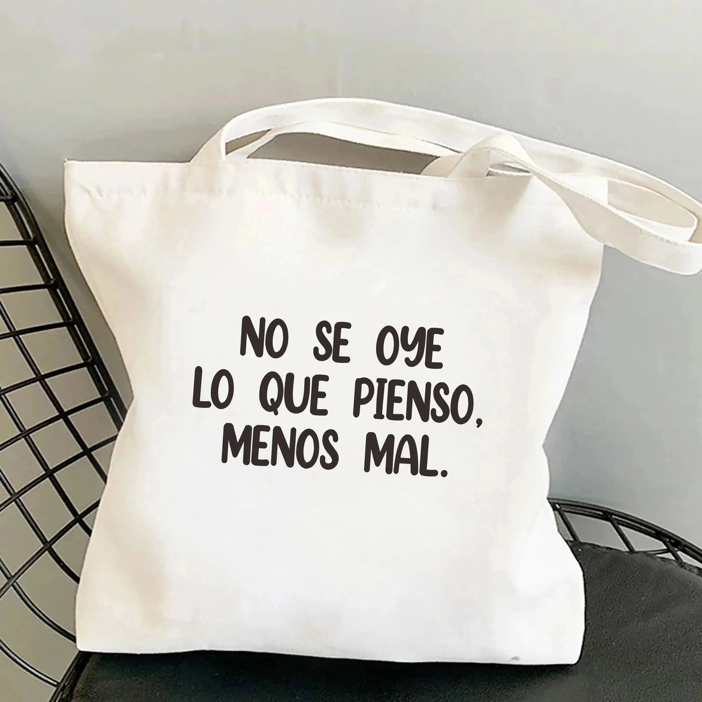 Spanish Women Shoulder Bag Graphic Harajuku Shopper Bags Large Capacity Canvas Tote Handbag No Zipper Eco Casual Girl Handbags