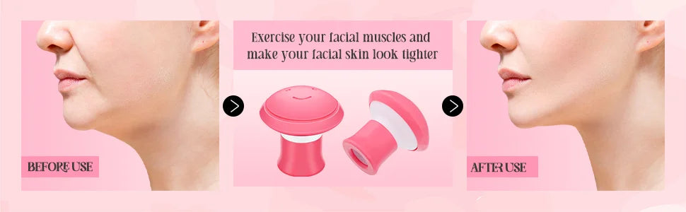 Fitness Jawline Shaper Face Workout Mouth Exerciser Facial Muscle Massager Eliminate Facial Wrinkles Physiotherapy Health Gym