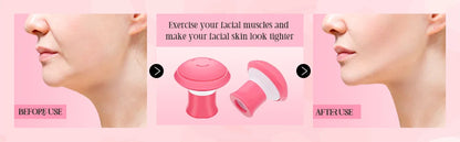 Fitness Jawline Shaper Face Workout Mouth Exerciser Facial Muscle Massager Eliminate Facial Wrinkles Physiotherapy Health Gym