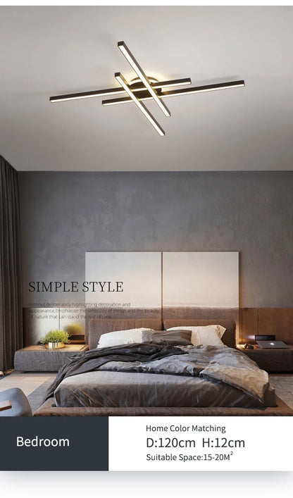 2025 new ceiling lamp Nordic modern LED lamp living room dining room bedroom lights ceiling chandelier