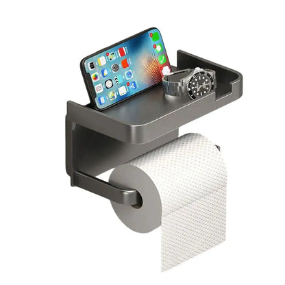 Toilet Storage Case Bathroom Tissue Box No-Drill Paper Rack Small Organizer Household Items Durable Stand Tissue Box Holder