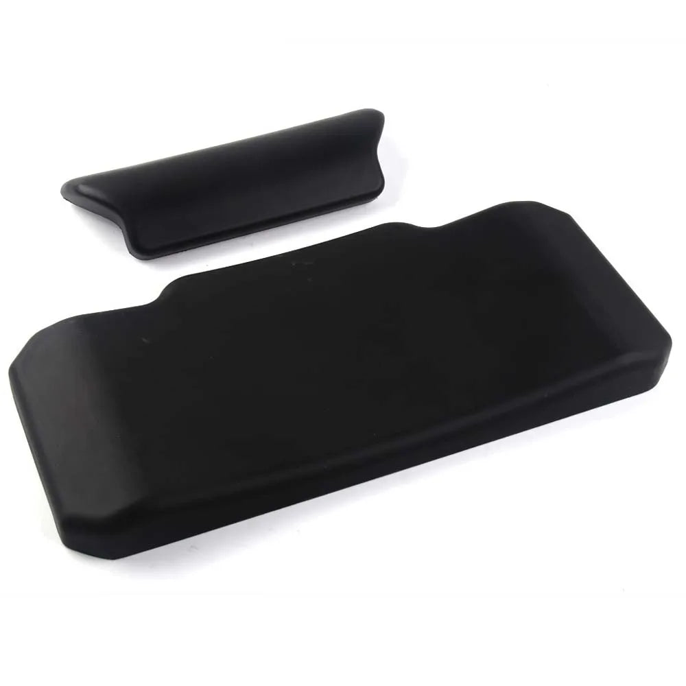 Motorcycle Passenger Backrest Back Pad Universal Self-adhesive Shockproof Moto Rear Top Case Box Luggage Cushion Pad Backrest
