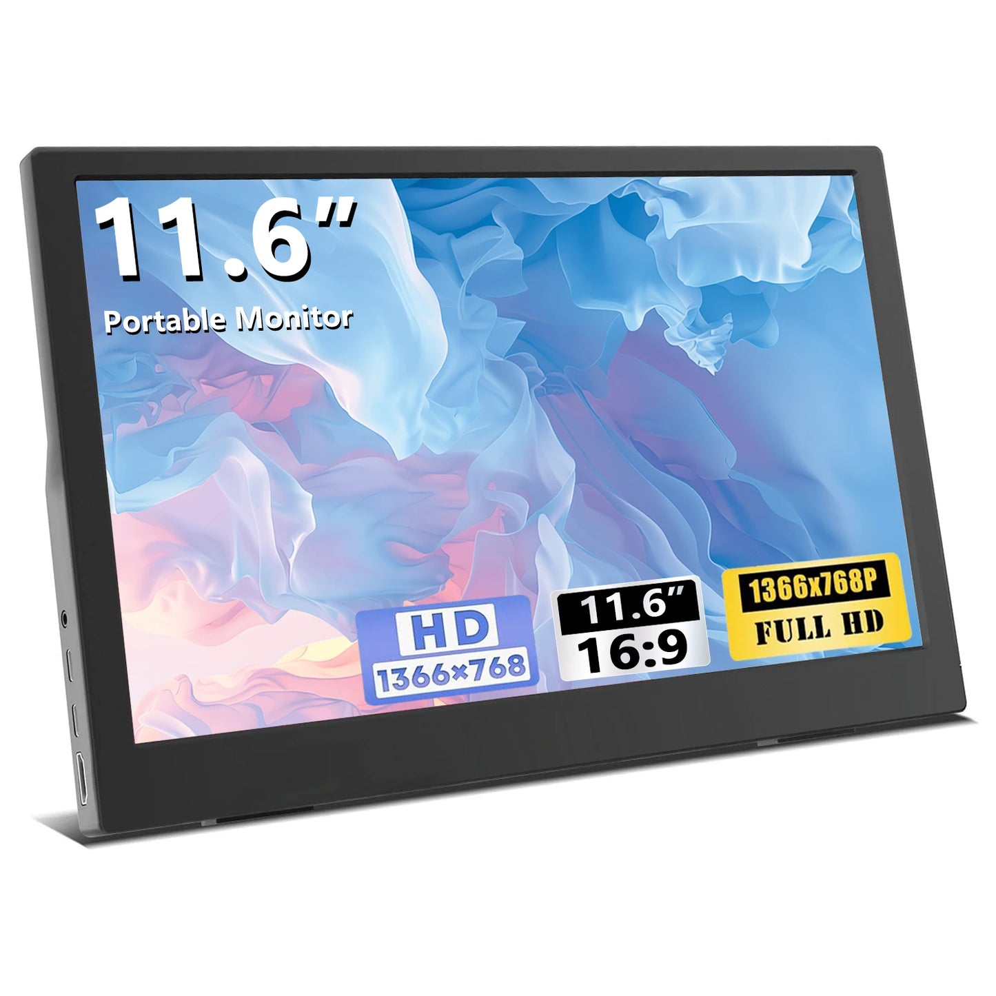 11.6 Inch Portable Monitor HDMI-Compatible Laptop Second Screen Gaming Extended Display for Steam Deck Laptop Switch PS4 /5