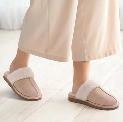 Shevalues Fashion Fur Slippers Women Fluffy Winter House Shoes Memory Foam Fuzzy Slippers Short Plush Slipper Indoor And Outdoor