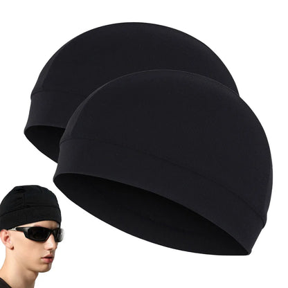 5/2/1pc Summer Cooling Skull Caps Helmet Liner Anti-UV Anti-Sweat Wicking Cycling Running Motorcycle Riding Under Hard Hat Liner