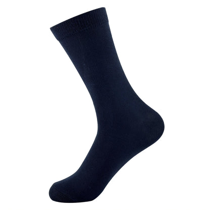 3pair Sock Leisure Athletic Sports Crew Dress Men Solid Color Striped plus-size Business Stockings mid-calf Autumn Winter B8W119