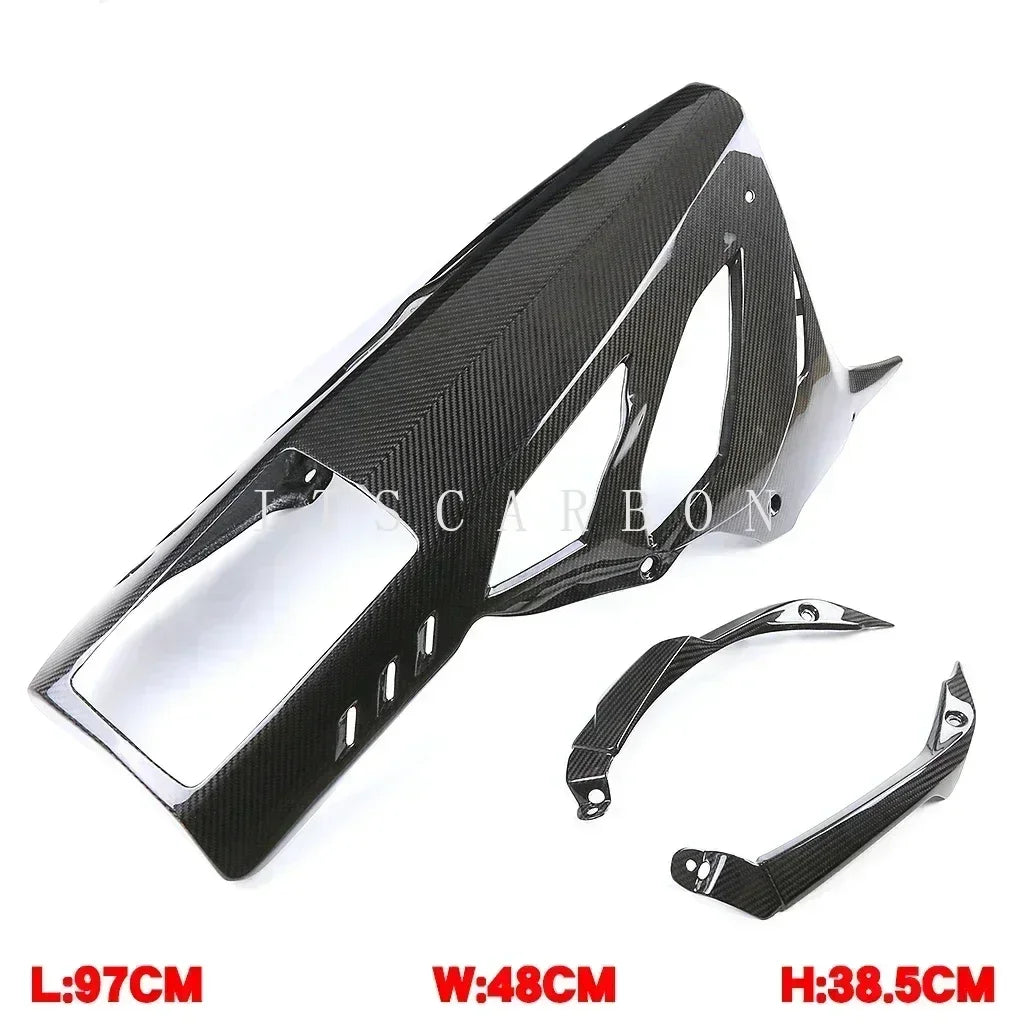 2025 For BMW S1000RR M1000RR 2023 2024 Pure Dry Carbon Fiber Winglets Rear Parts Fenders Tank Cover Fairing Kits