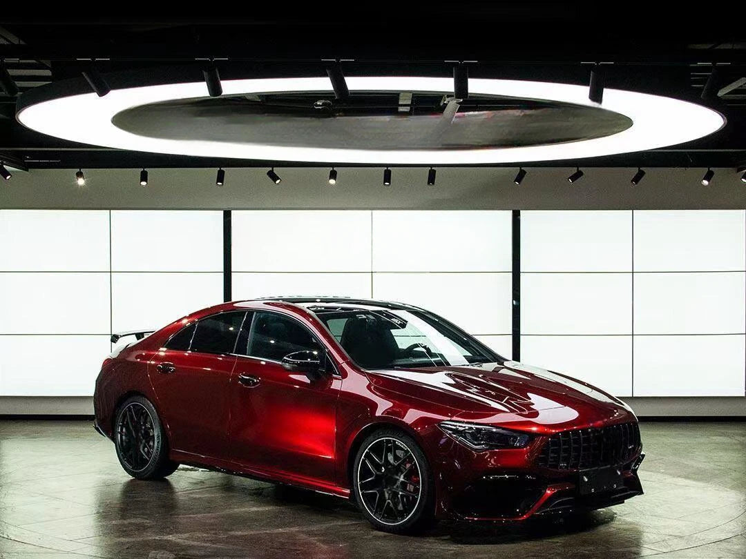 High Glossy Liquid Metallic Dragon Blood red Wrapping Vinyl color Film Motorcycle Decals Auto Car Wrap Foll For Tesla Model X/Y